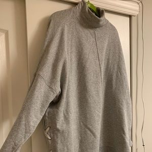 Gray free people sweatshirt